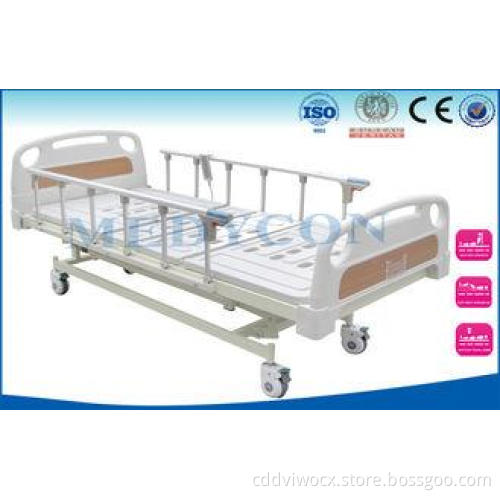 Foldable Patients Medical Hospital Beds ABS Cover Mattress